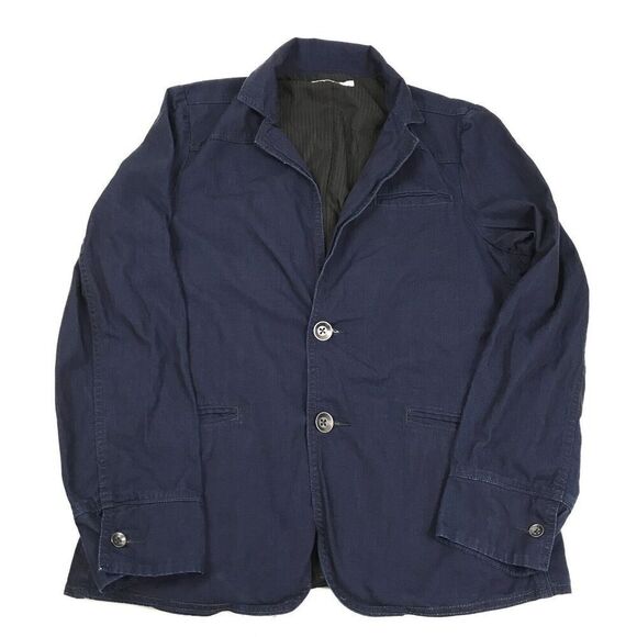 GAP 1969 Womens Denim Blazer Blue Button Front Long Sleeve Jacket Pockets Small - Picture 1 of 11